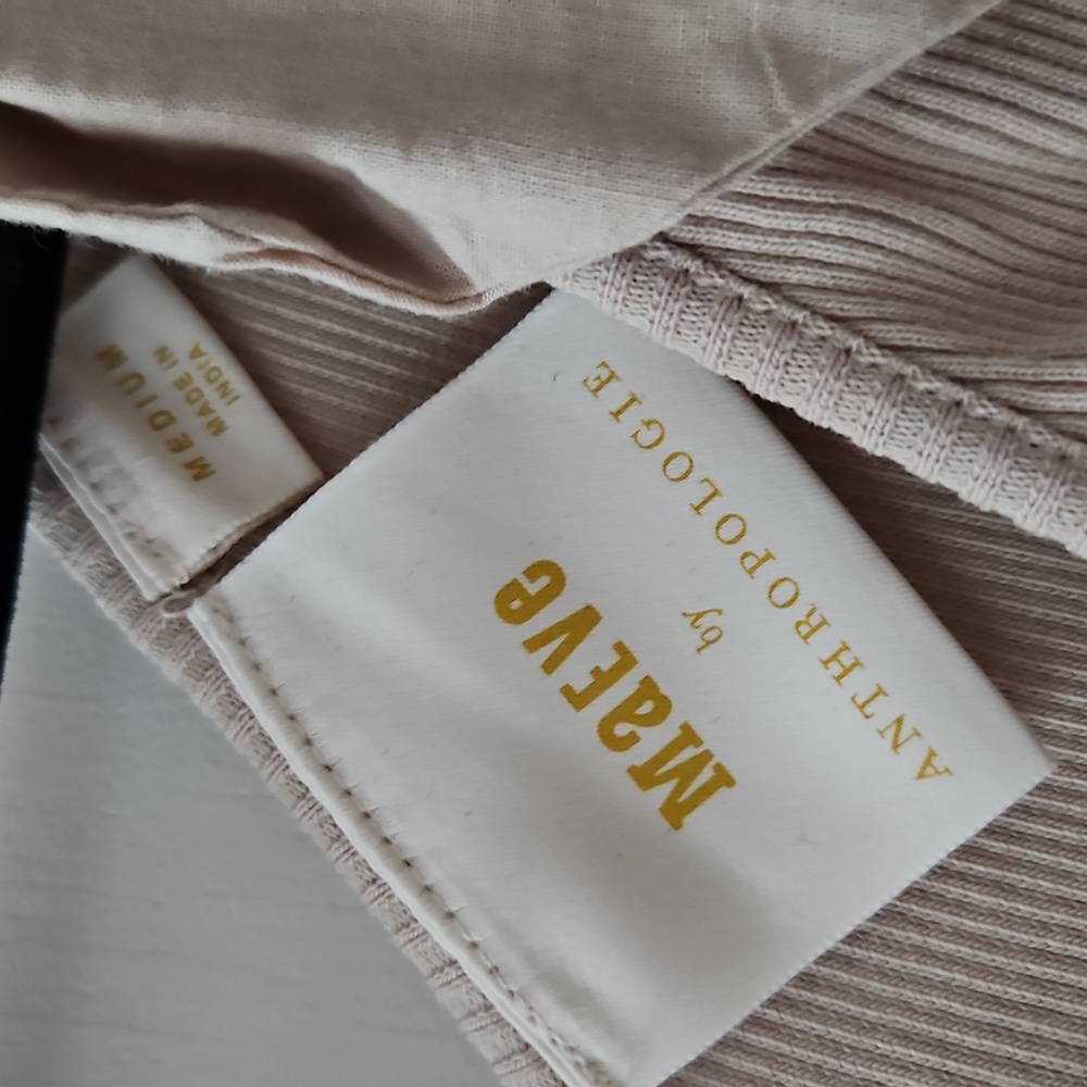 Maeve Cream Tie-Shoulder Tank Top - Picture 2 of 4